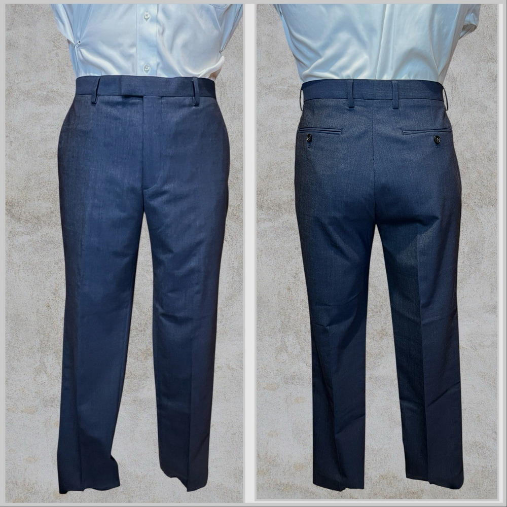 Banana Republic 40L 36x31 Slim Fit Blue Denim Look Unstructured Performance - Picture 7 of 16